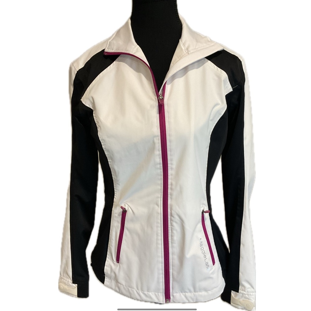 MAGGIE LANE Golf Colour Block Windbreaker .
